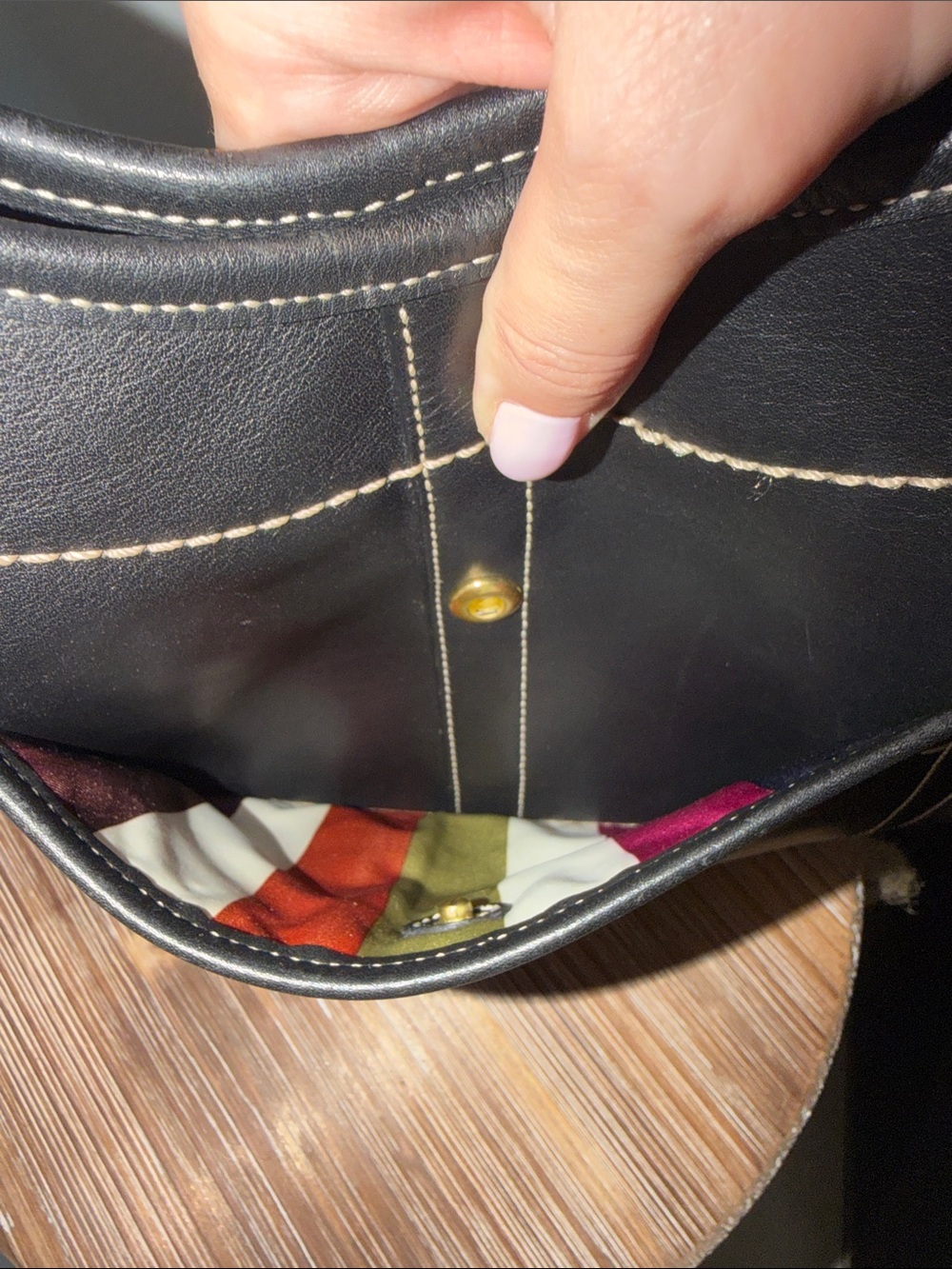 Coach Y2K ERGO LEGACY Black Leather Tote - Picture 10 of 15